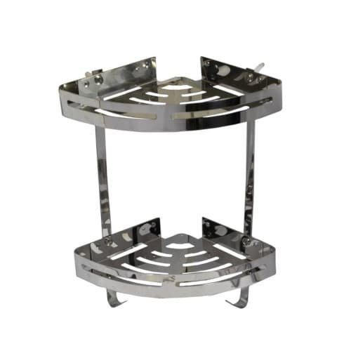 Double corner shelf